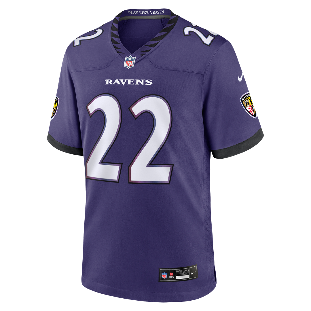 Baltimore Ravens Derrick Henry Nike Purple Team Game Jersey product image 6, provided for visual reference and product