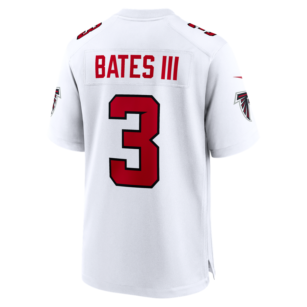 Atlanta Falcons Jessie Bates III Nike White Game Jersey product image 10, provided for visual reference and product detail