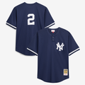 New York Yankees Derek Jeter Mitchell & Ness Navy Big & Tall Batting Practice Replica Player Jersey product image 1,