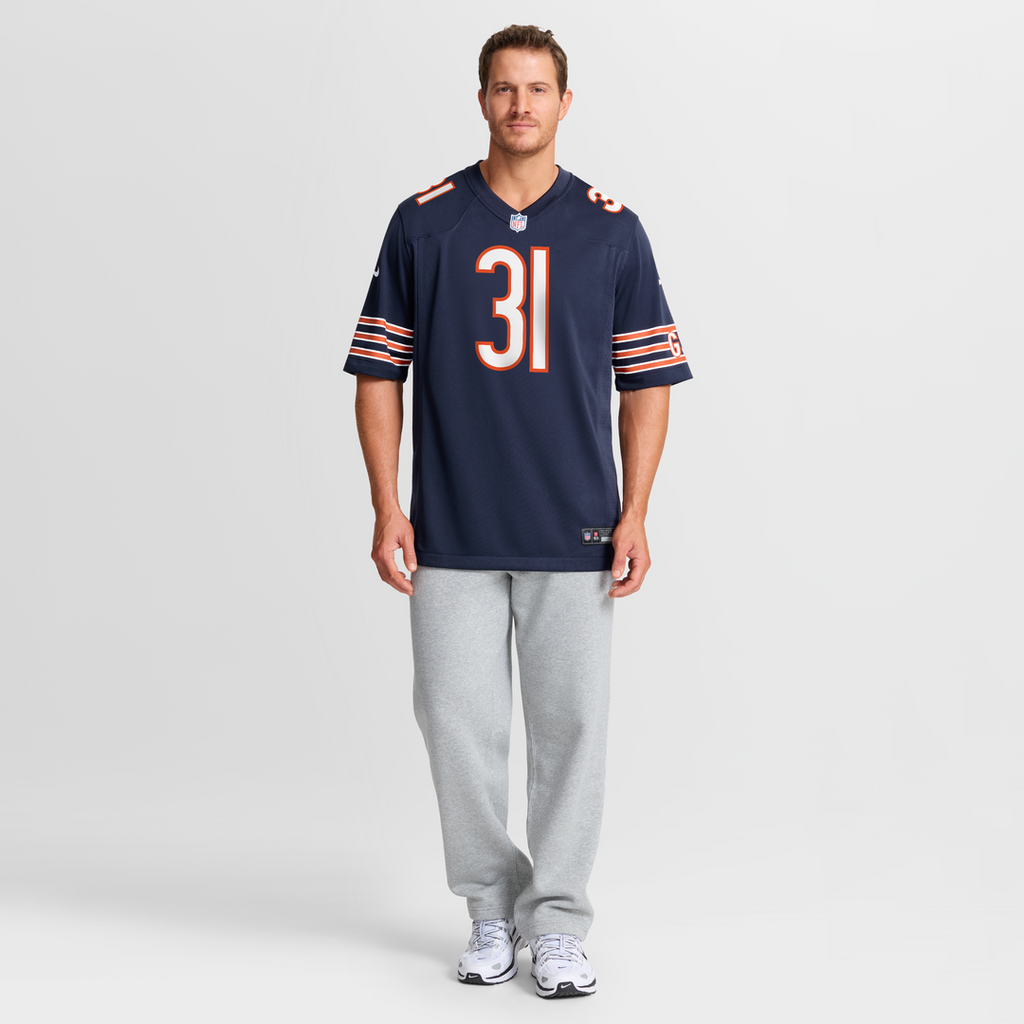 Chicago Bears Dillon Thieneman Nike Navy Team Game Jersey product image 4, provided for visual reference and product detail
