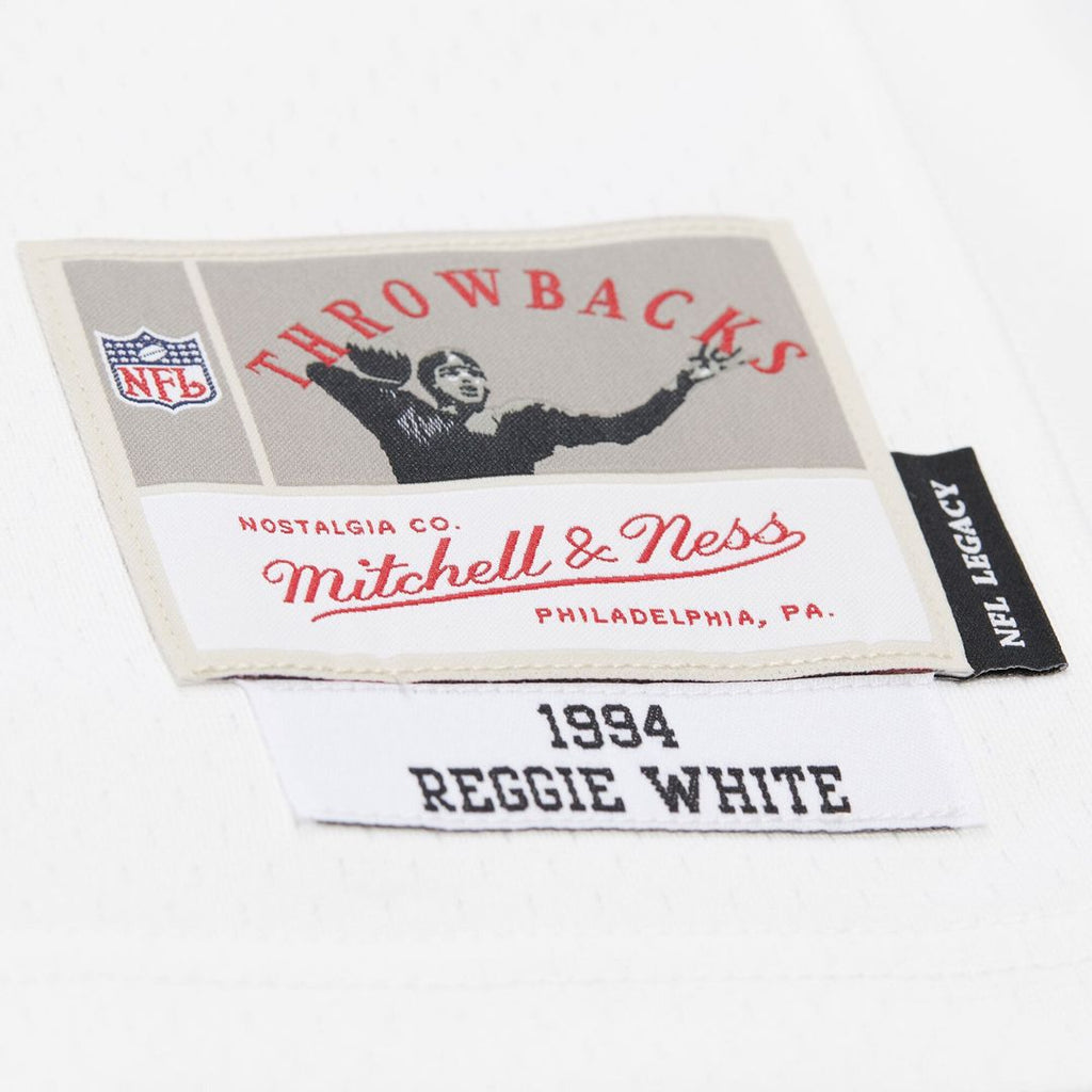 Green Bay Packers Reggie White Mitchell & Ness White 1994 Legacy Replica Jersey product image 5, provided for visual
