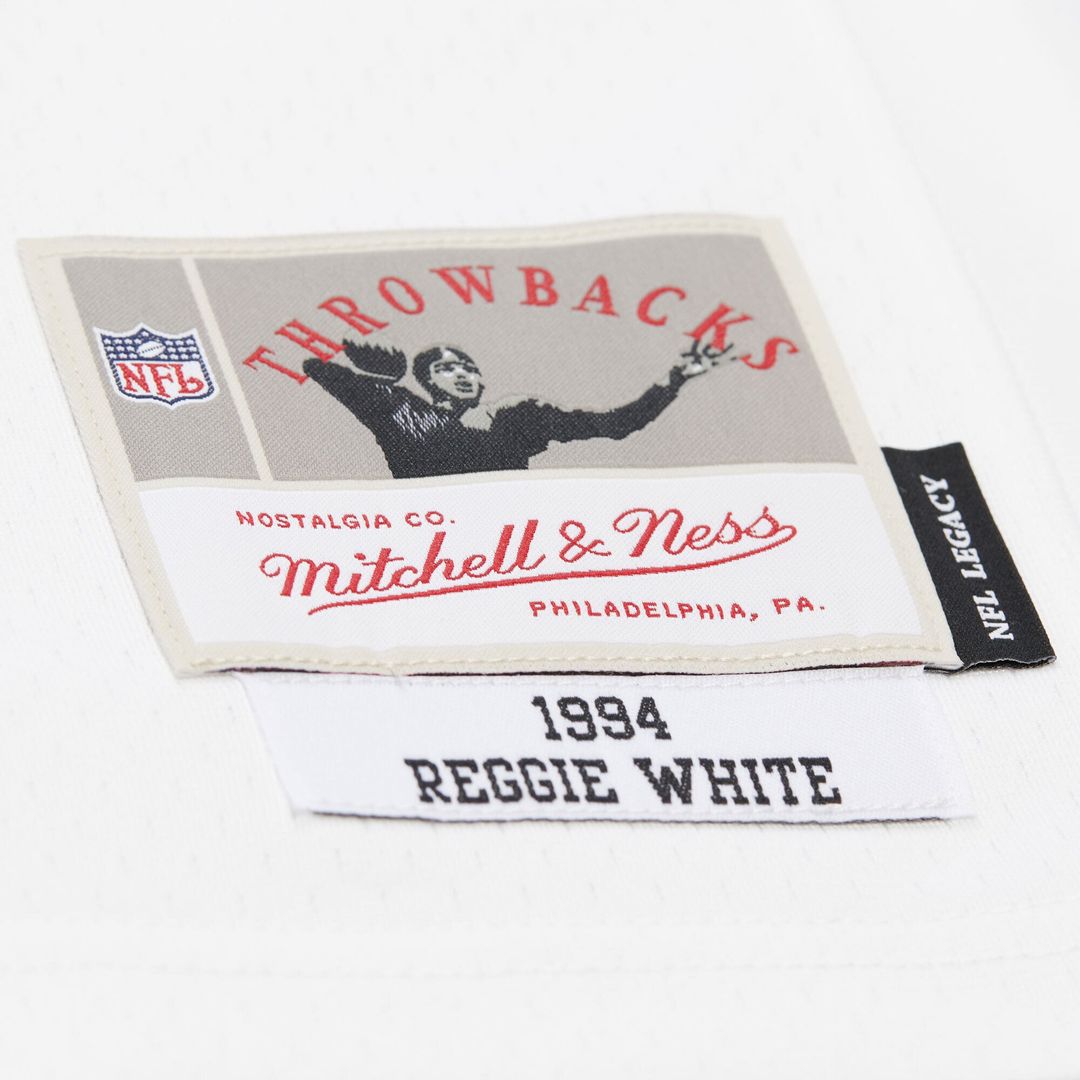 Green Bay Packers Reggie White Mitchell & Ness White 1994 Legacy Replica Jersey product image 5, provided for visual