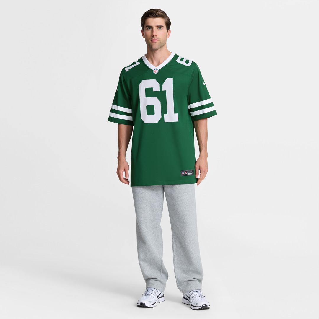 New York Jets Max Mitchell Nike Legacy Green Team Game Jersey product image 7, provided for visual reference and product