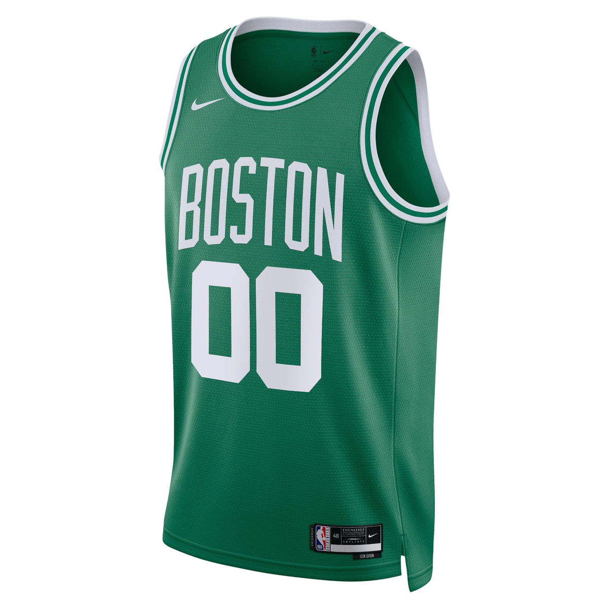 Boston Celtics Nike Icon Edition Swingman Jersey - Kelly Green - Custom - Unisex product image 2, provided for visual