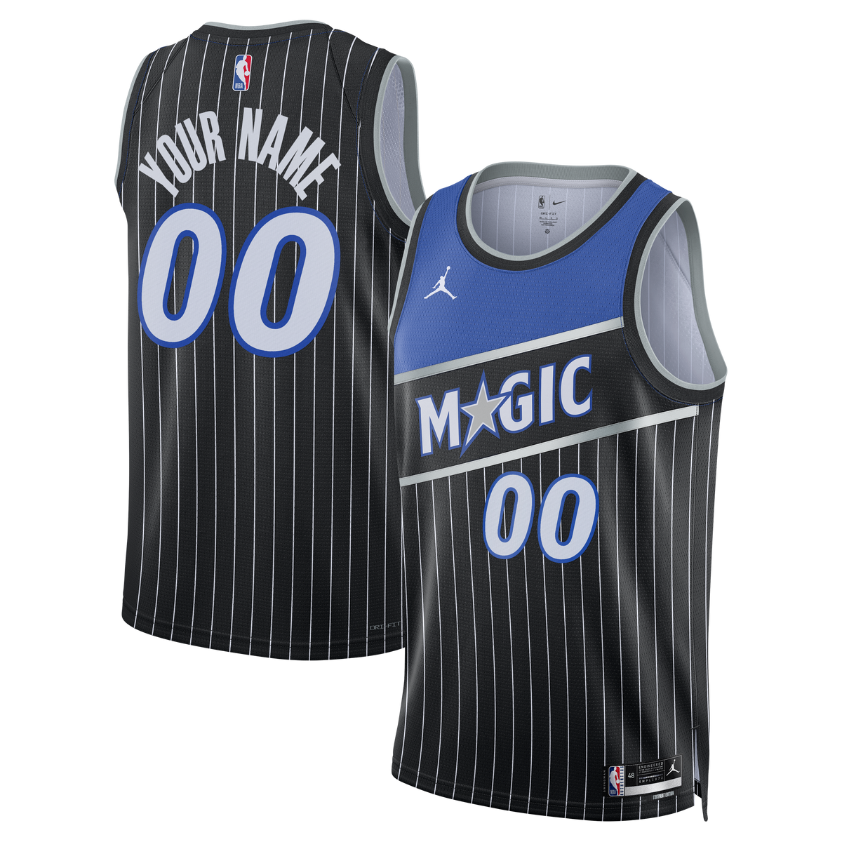 Orlando Magic Jordan Statement Jersey - Custom - Unisex product image 2, provided for visual reference and product detail