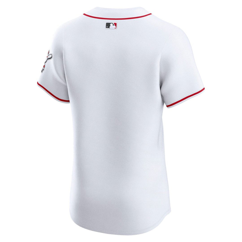 Cincinnati Reds Nike White Home Elite Jersey product image 3, provided for visual reference and product detail review