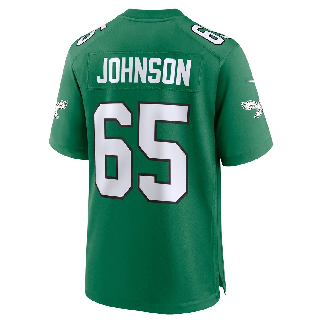 Philadelphia Eagles Lane Johnson Nike Kelly Green Alternate Game Jersey product image 3, provided for visual reference and