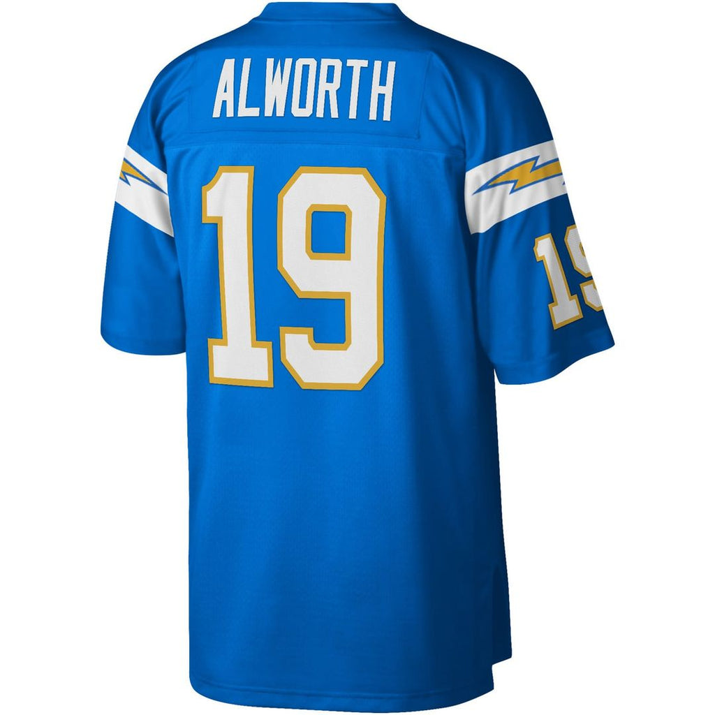 Los Angeles Chargers Lance Alworth Mitchell & Ness Powder Blue Legacy Replica Jersey product image 3, provided for visual