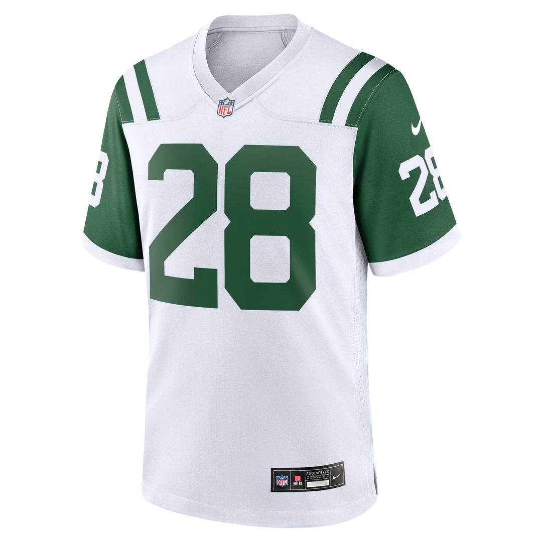 New York Jets Curtis Martin Nike White Retired Player Alternate Game Jersey product image 2, provided for visual reference
