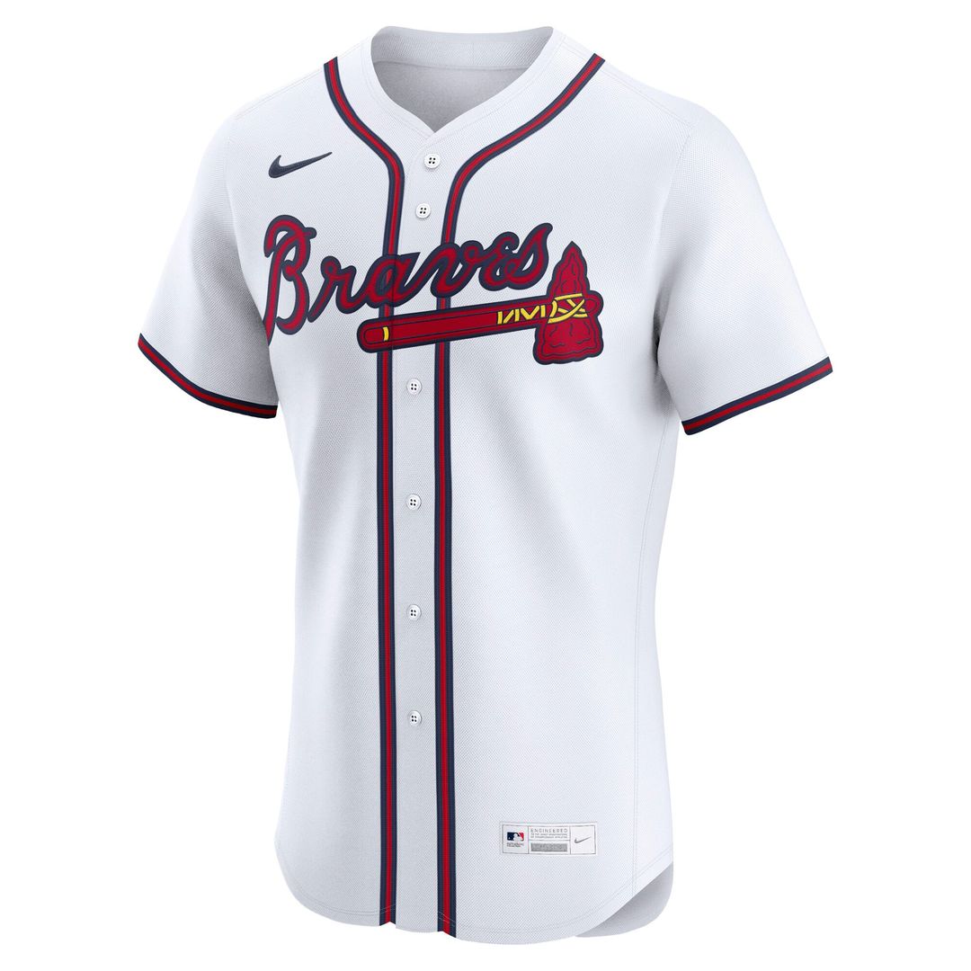 Atlanta Braves Nike Navy Alternate Elite Jersey product image 11, provided for visual reference and product detail review