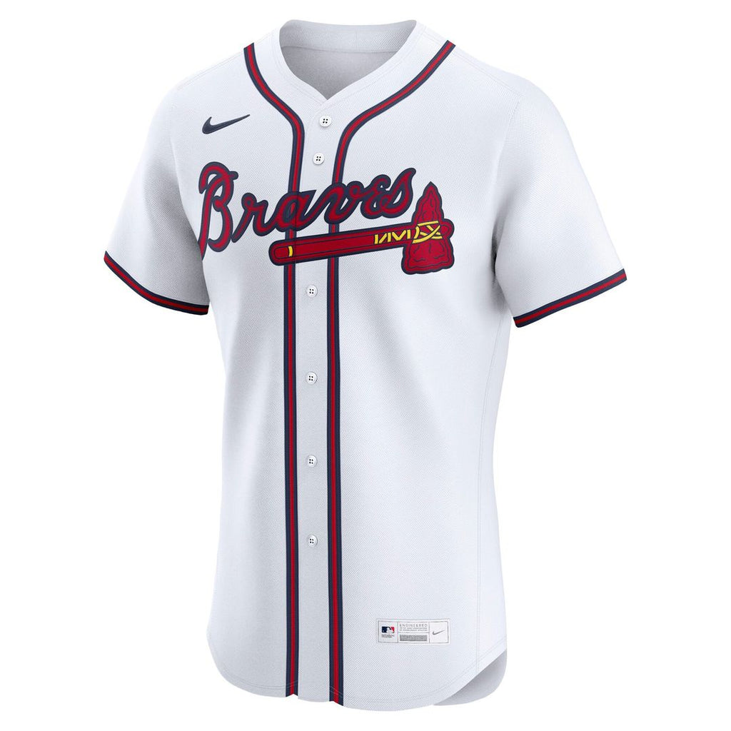 Atlanta Braves Nike Red Alternate Elite Jersey product image 11, provided for visual reference and product detail review