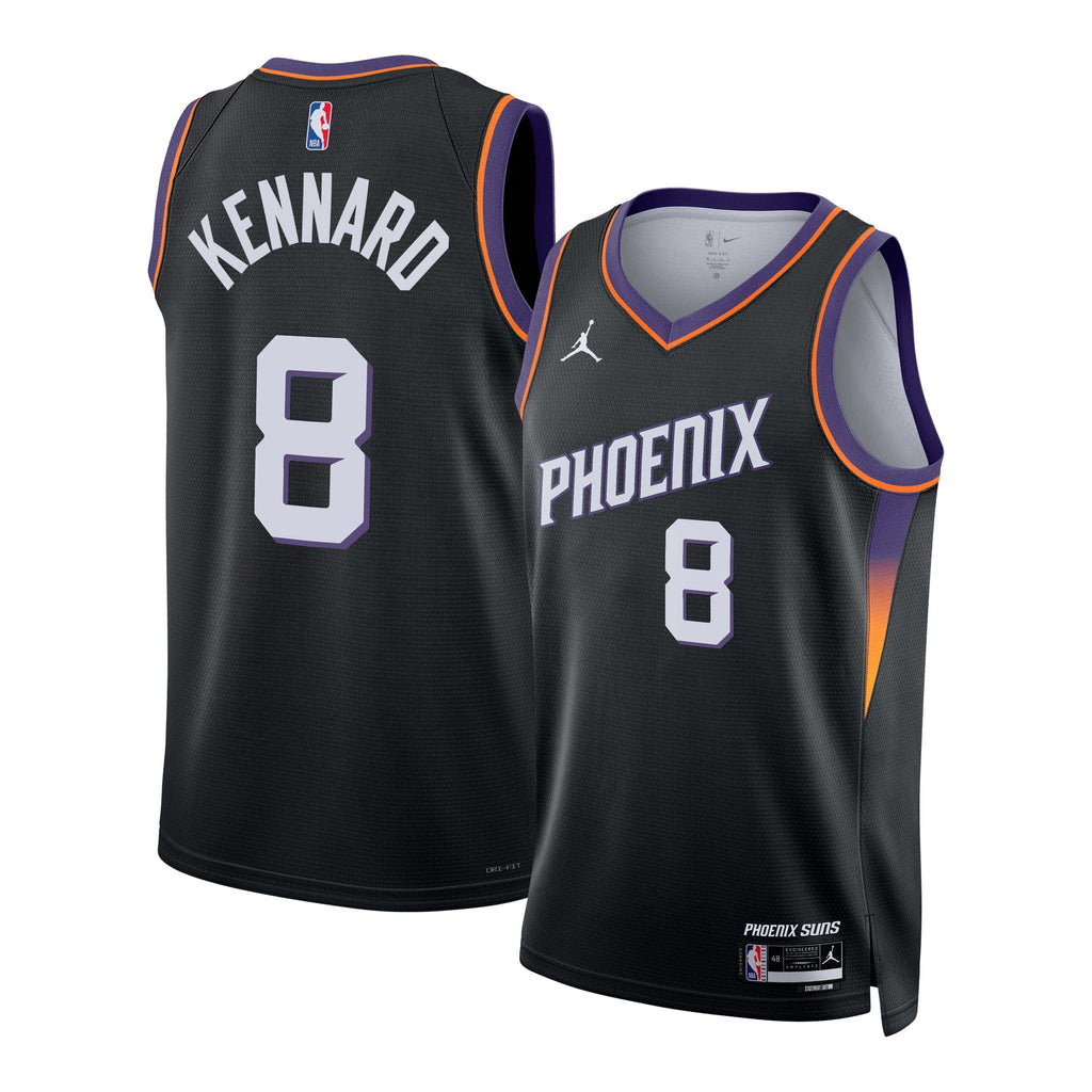 Phoenix Suns Jordan Brand Statement Edition Jersey - Black - Luke Kennard - Unisex product image 2, provided for visual