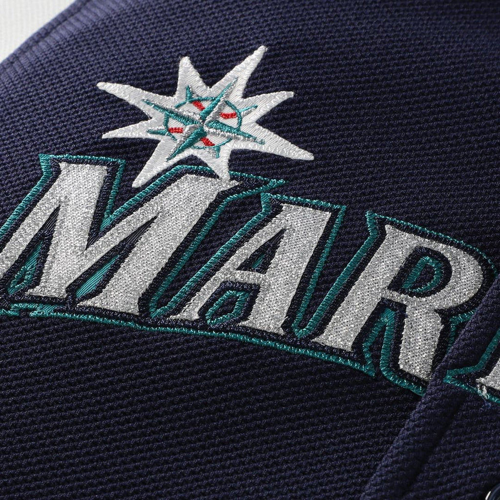 Seattle Mariners Felix Hernandez Mitchell & Ness Navy Cooperstown Collection Batting Practice Jersey product image 3,