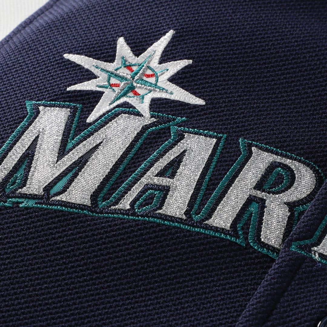 Seattle Mariners Felix Hernandez Mitchell & Ness Navy Cooperstown Collection Batting Practice Jersey product image 3,