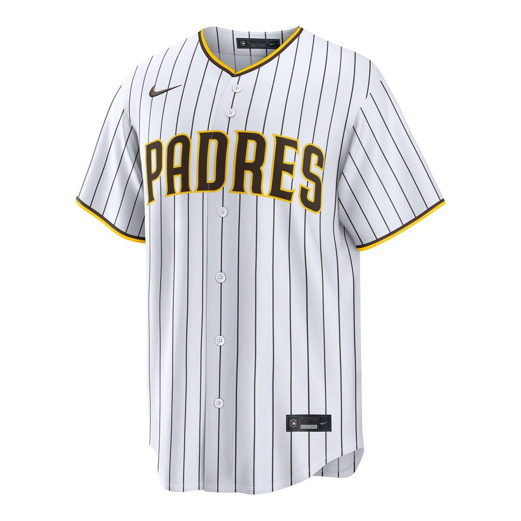 San Diego Padres Mason Miller Nike White Home Replica Jersey product image 2, provided for visual reference and product