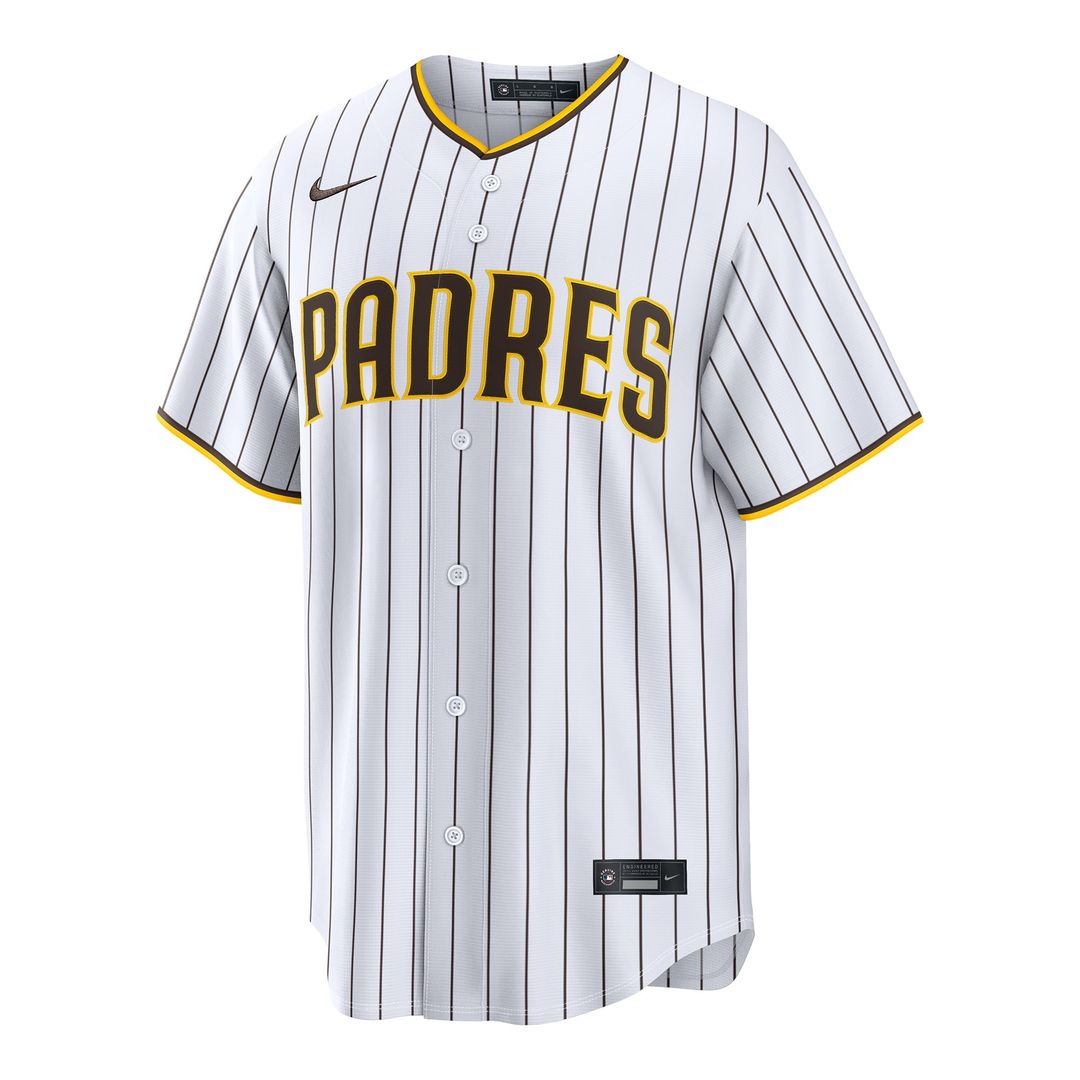San Diego Padres Mason Miller Nike White Home Replica Jersey product image 2, provided for visual reference and product