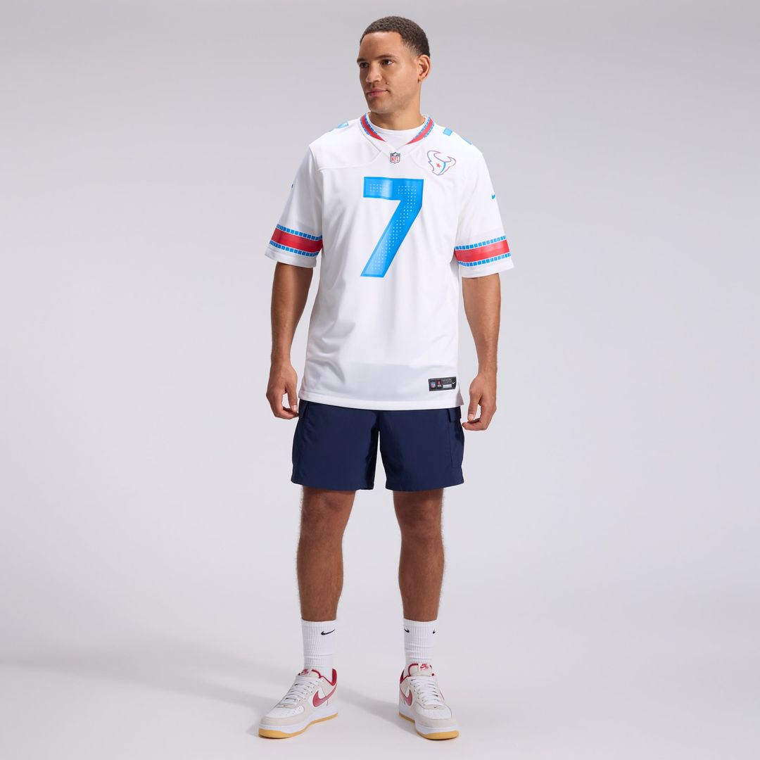 Houston Texans C.J. Stroud Nike White 2026 Rivalries Collection Game Jersey product image 4, provided for visual reference