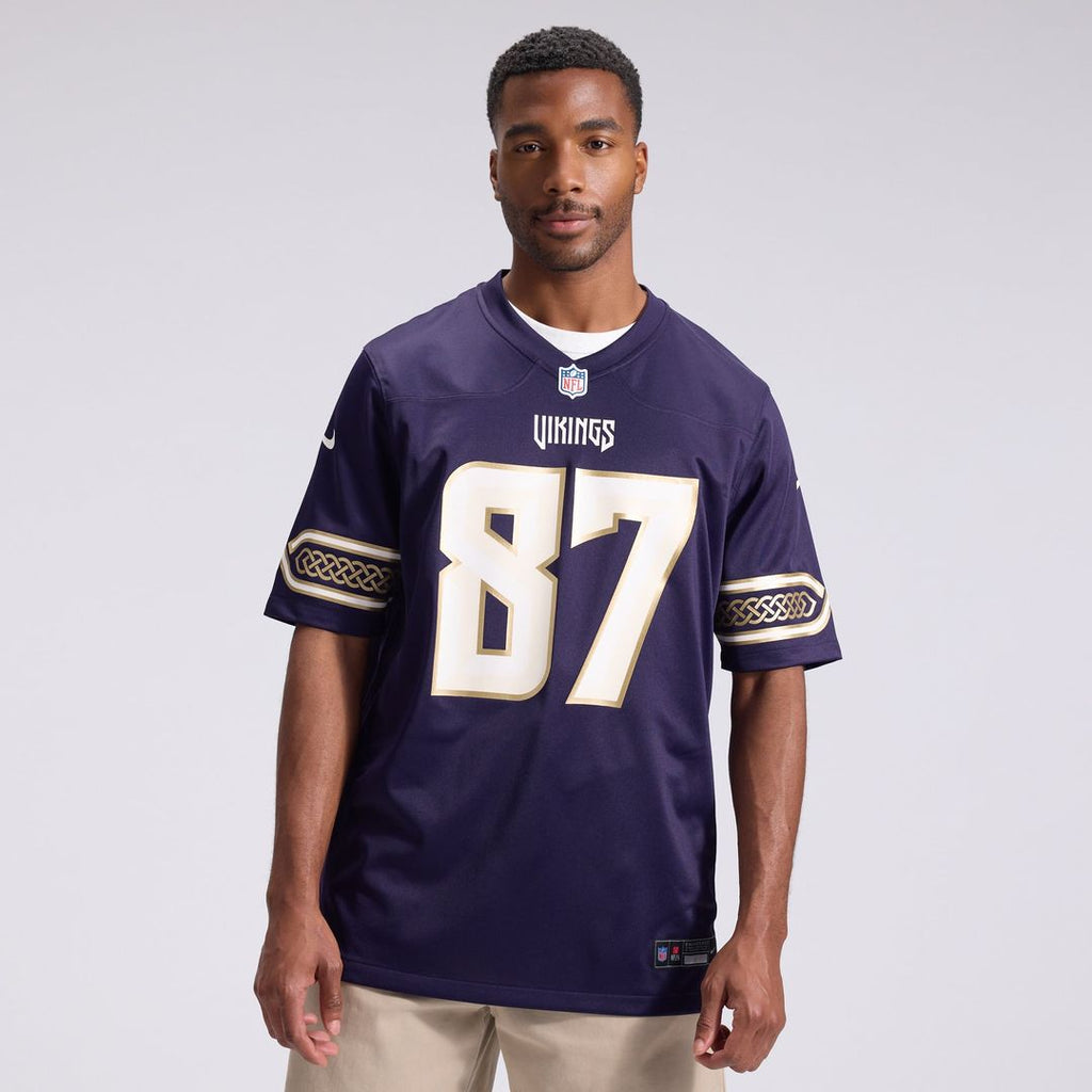 Minnesota Vikings T.J. Hockenson Nike Purple 2026 Rivalries Collection Game Jersey product image 2, provided for visual