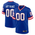 New York Giants Nike Royal Classic Custom Game Jersey product image 1, provided for visual reference and product detail