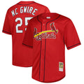 St. Louis Cardinals Mark McGwire Mitchell & Ness Red Big & Tall Cooperstown Mesh Batting Practice Jersey product image 1,