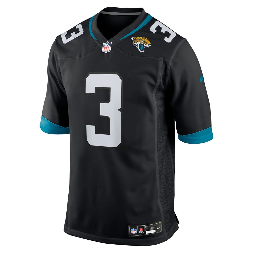Jacksonville Jaguars Jakobi Meyers Nike Black Alternate Game Jersey product image 8, provided for visual reference and