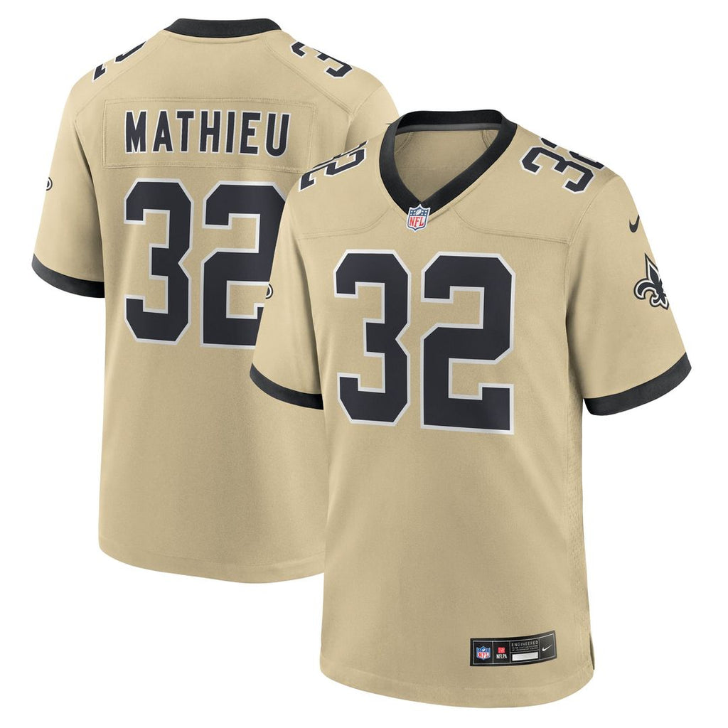 New Orleans Saints Tyrann Mathieu Nike White Game Jersey product image 15, provided for visual reference and product detail