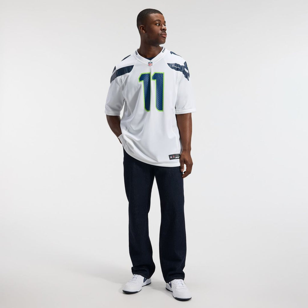 Seattle Seahawks Jaxon Smith-Njigba Nike White Game Jersey product image 18, provided for visual reference and product