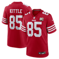 San Francisco 49ers George Kittle Nike Scarlet 80th Anniversary Game Jersey product image 1, provided for visual reference