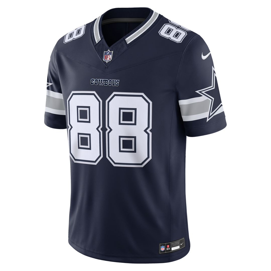 Dallas Cowboys CeeDee Lamb Nike Navy Team Vapor F.U.S.E. Stitched Limited Jersey product image 2, provided for visual