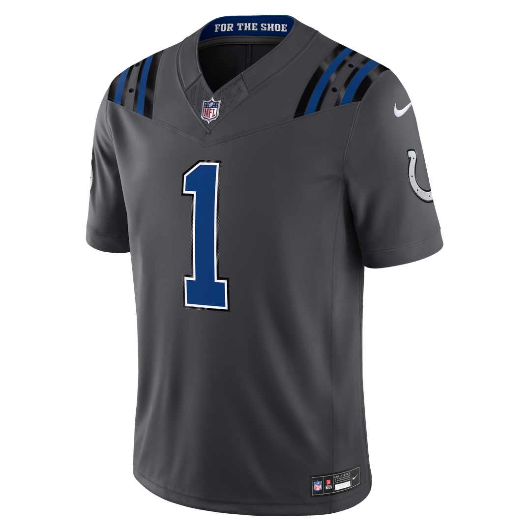 Indianapolis Colts Ahmad Sauce Gardner Nike Anthracite 2026 Rivalries Collection Stitched Limited Jersey product image 2,