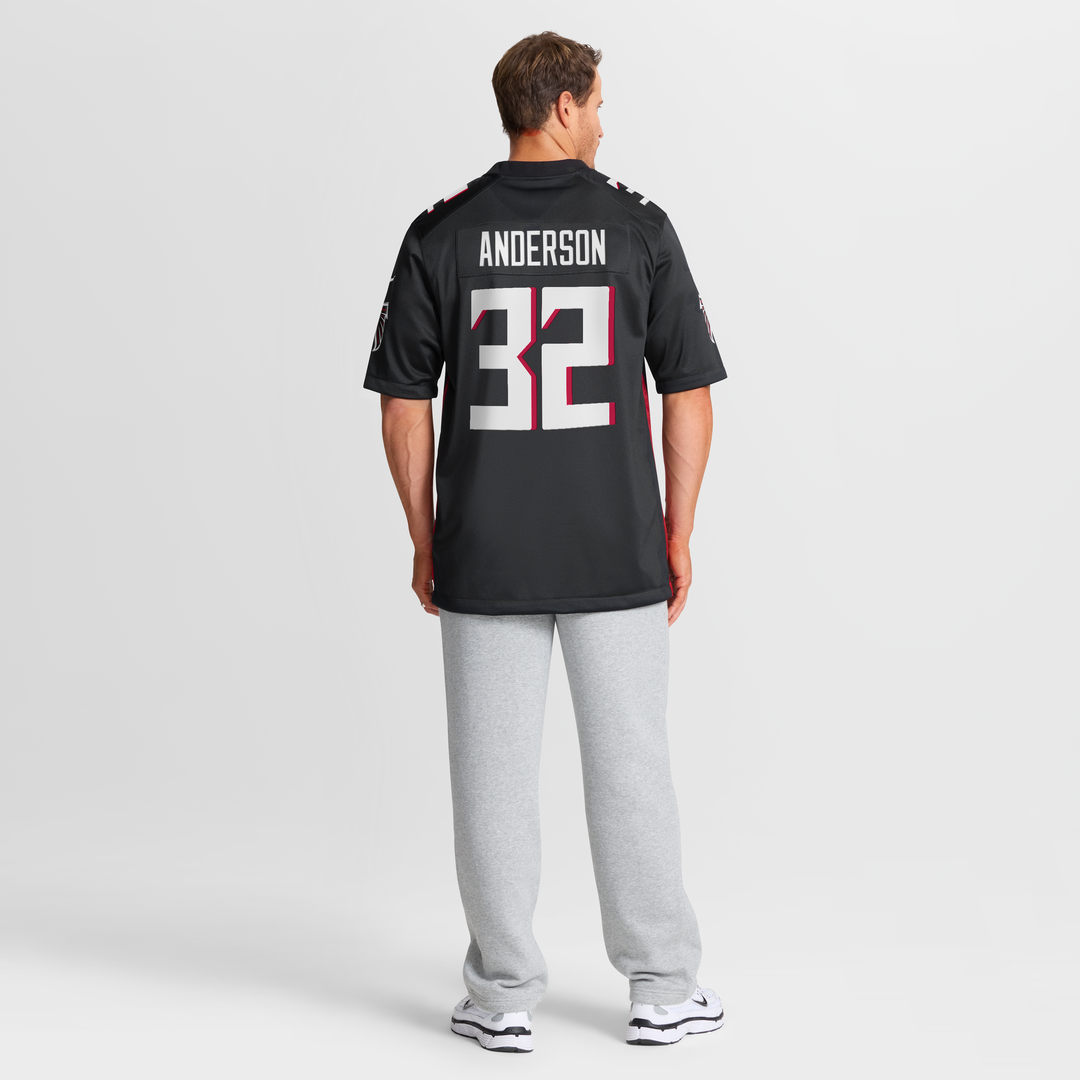 Atlanta Falcons Jamal Anderson Nike Black Game Retired Player Jersey product image 8, provided for visual reference and
