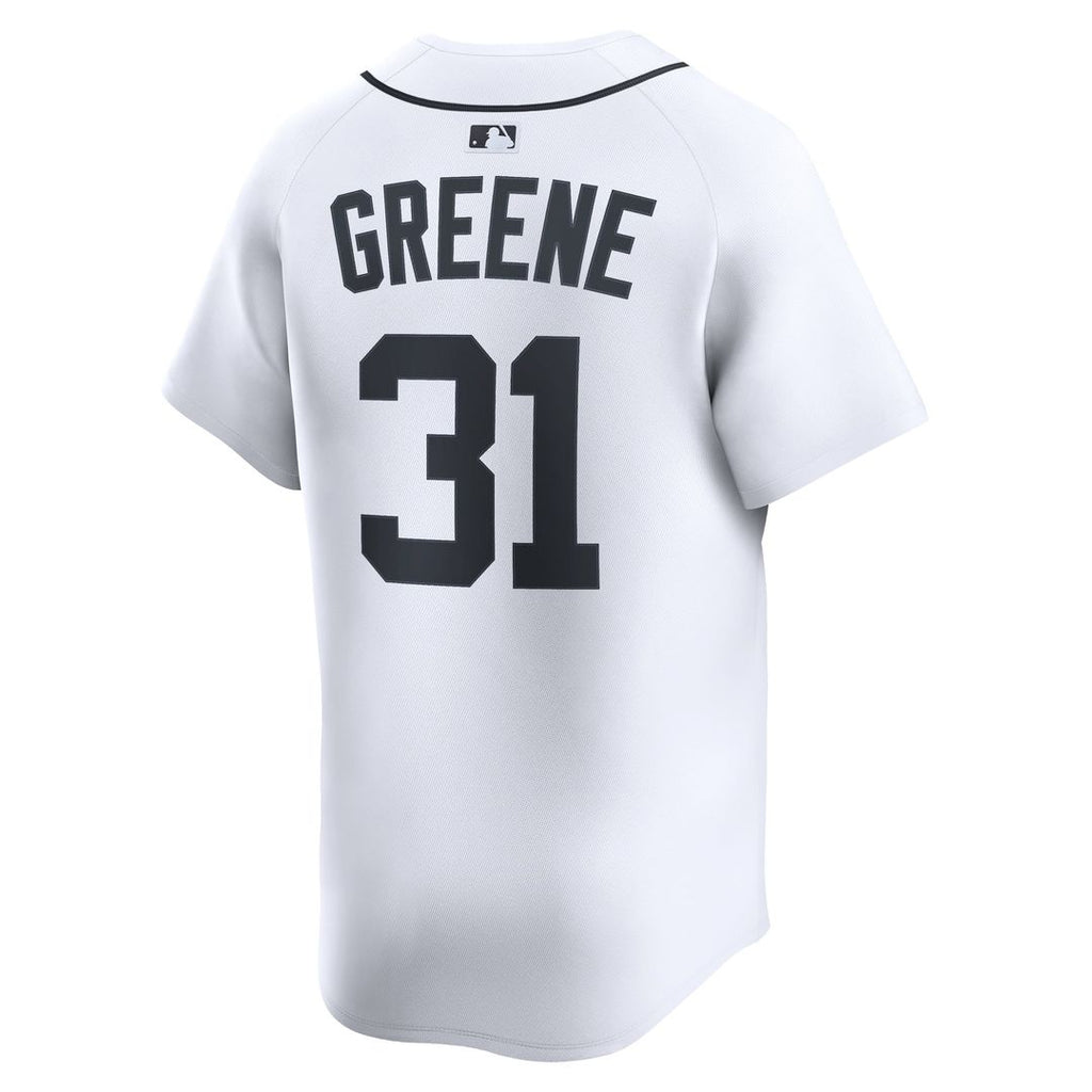 Detroit Tigers Riley Greene Nike White Home Limited Player Jersey product image 3, provided for visual reference and product