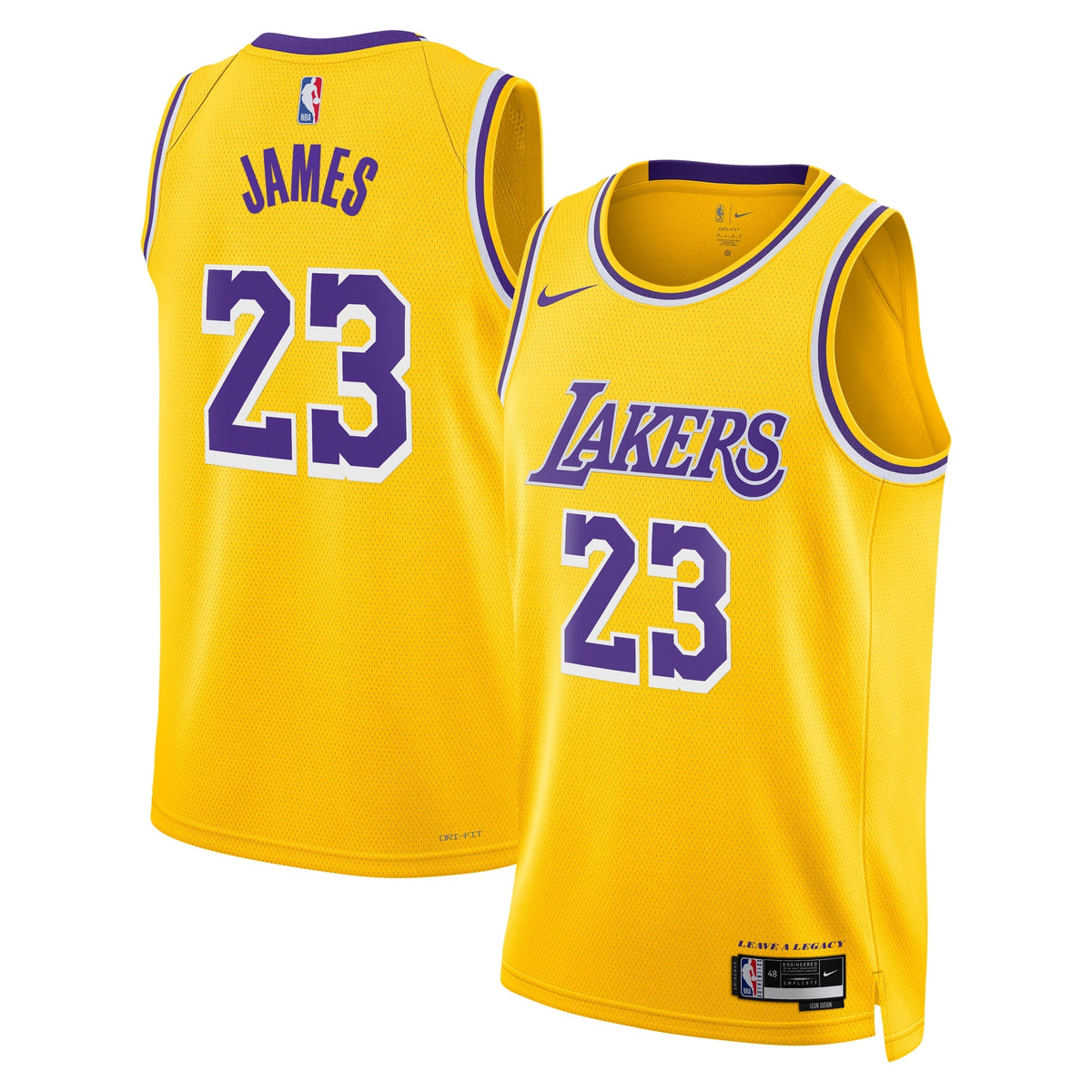 Los Angeles Lakers Nike Icon Swingman Jersey - Gold product image 1