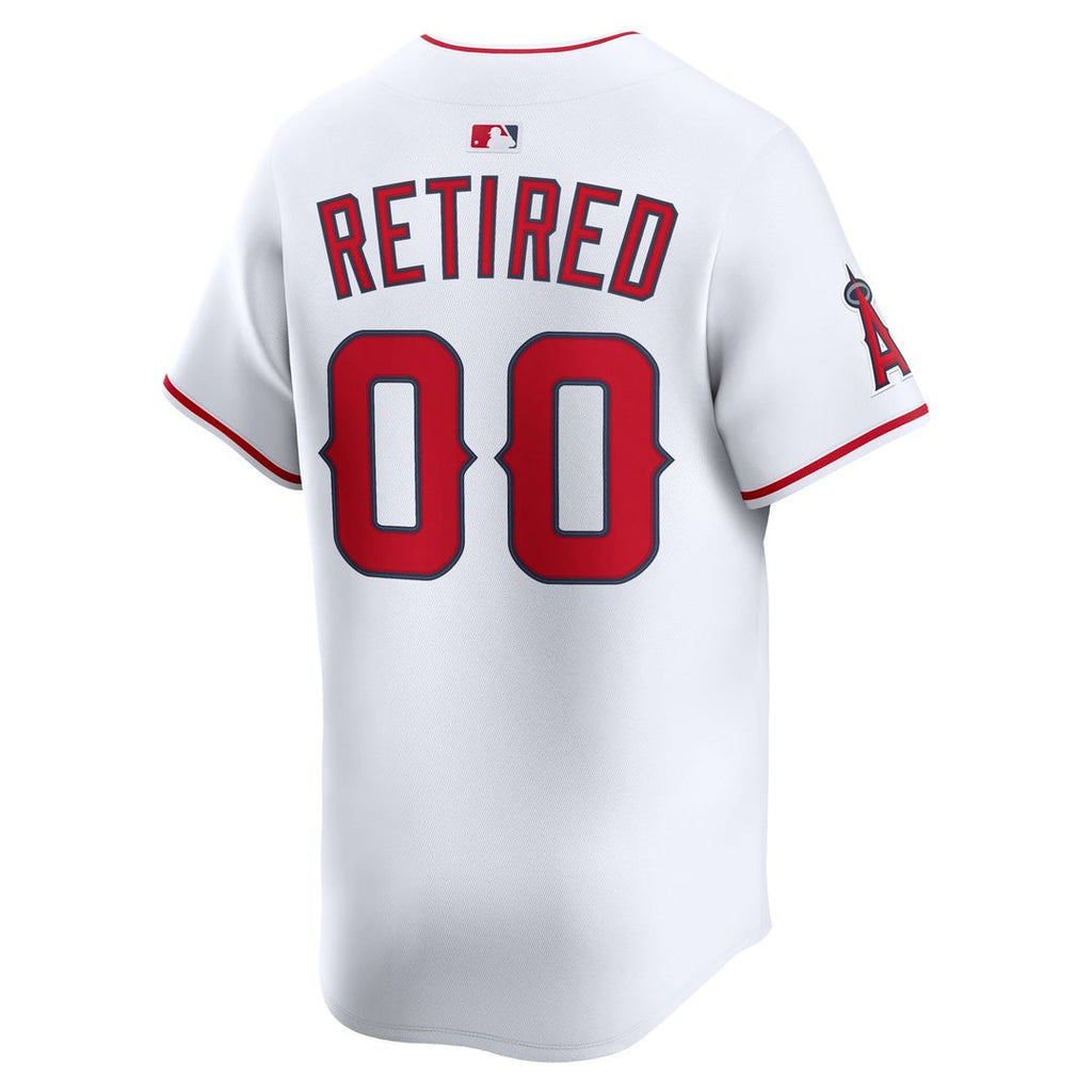 Los Angeles Angels Nike White Home Limited Pick-A-Player Retired Roster Jersey product image 3, provided for visual