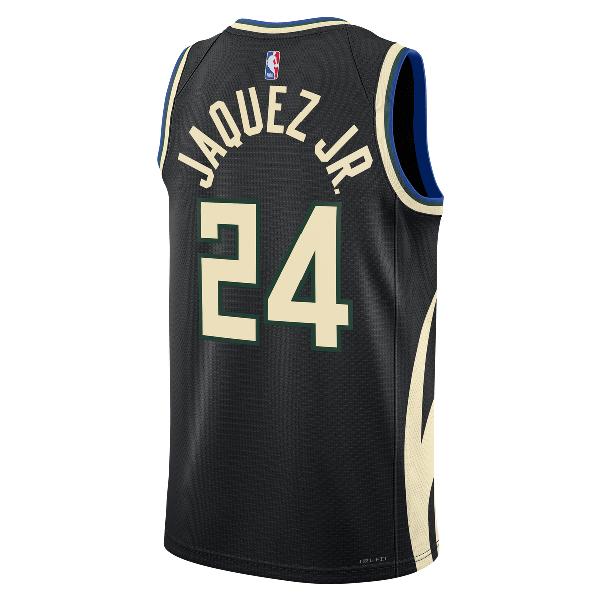 Milwaukee Bucks Jordan Brand Statement Edition Swingman Jersey - Hunter Green - Jaime Jaquez Jr. - Unisex product image 4,