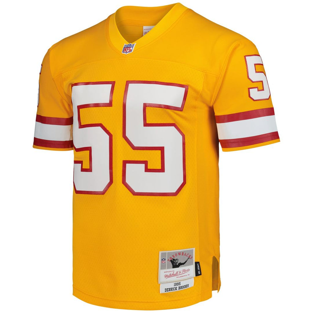 Tampa Bay Buccaneers Derrick Brooks Mitchell & Ness Red Legacy Replica Jersey product image 8, provided for visual reference