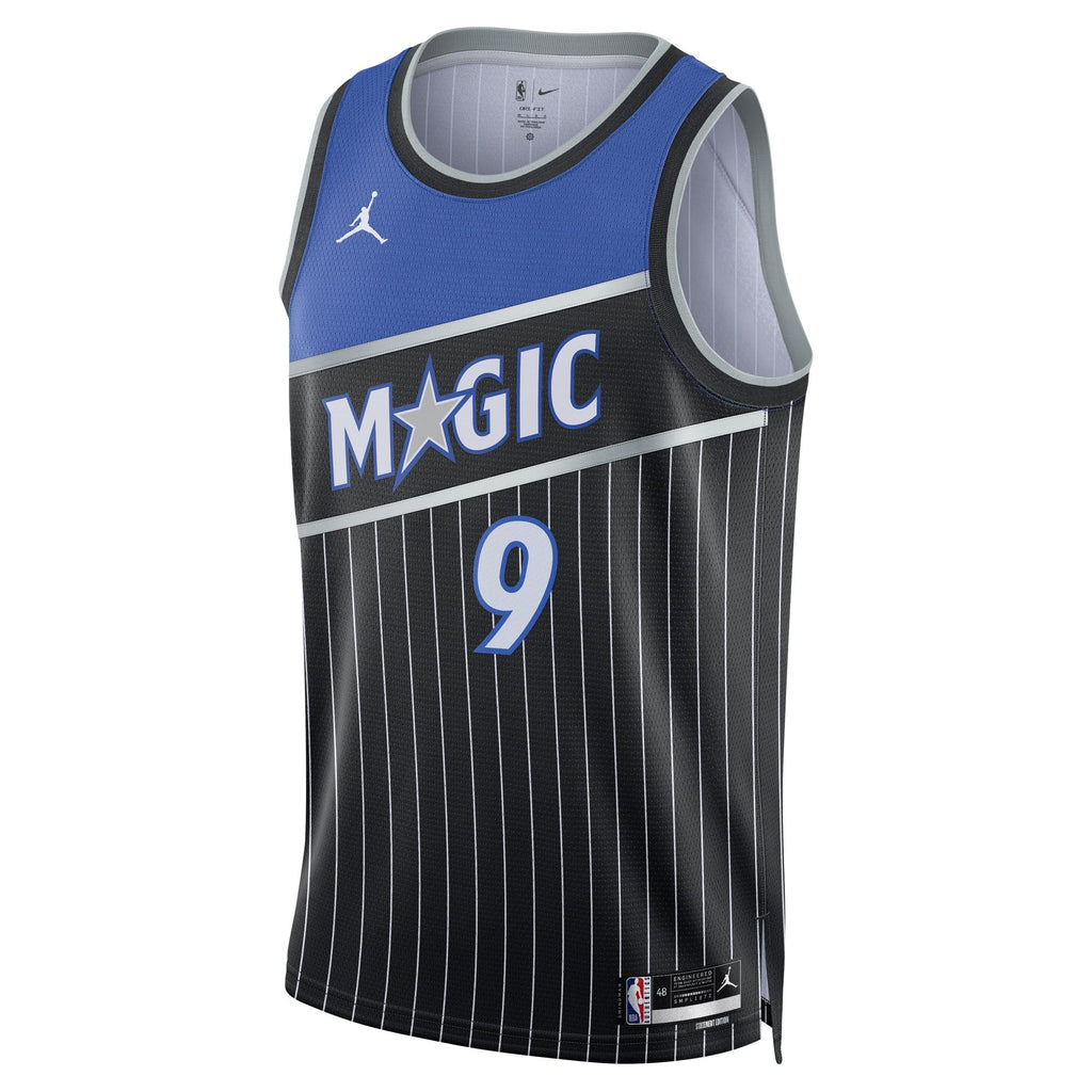 Orlando Magic Jordan Brand Statement Edition Jersey - Black - Nikola Vučević - Unisex product image 3, provided for visual