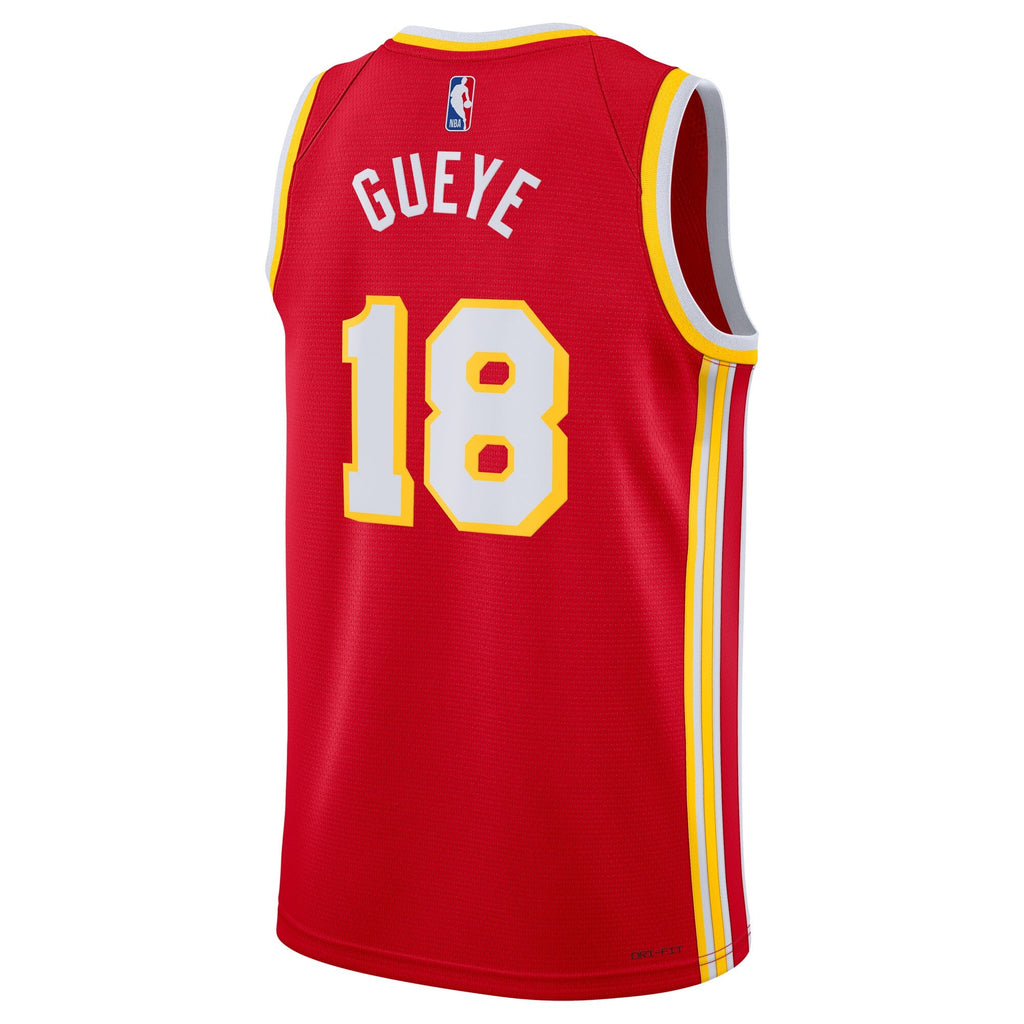 Atlanta Hawks Nike Icon Edition Swingman Jersey - Red - Mouhamed Gueye - Unisex product image 4, provided for visual