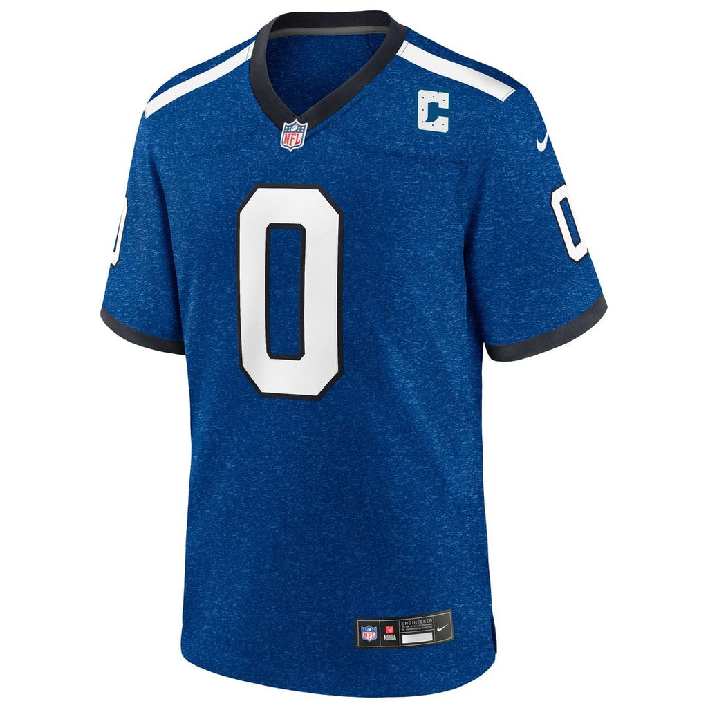Indianapolis Colts Camryn Bynum Nike Heather Royal Alternate 2 Indiana Nights Game Jersey product image 8, provided for