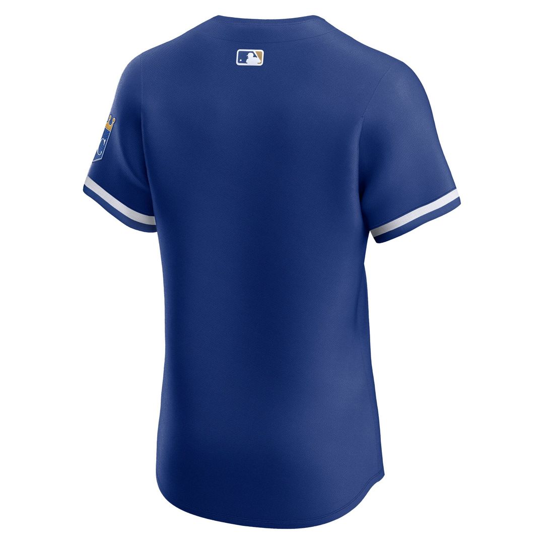 Kansas City Royals Nike White Home Elite Jersey product image 9, provided for visual reference and product detail review