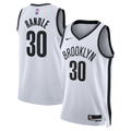 Brooklyn Nets Nike Association Edition Swingman Jersey - White - Julius Randle - Unisex product image 1, provided for visual