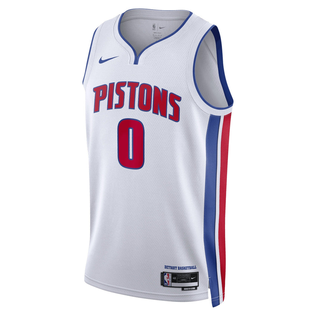 Detroit Pistons Nike Association Edition Swingman Jersey - White - Jalen Duren - Unisex product image 2, provided for visual