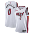 Miami Heat Nike Association Edition Swingman Jersey - White - Simone Fontecchio - Youth product image 1, provided for visual