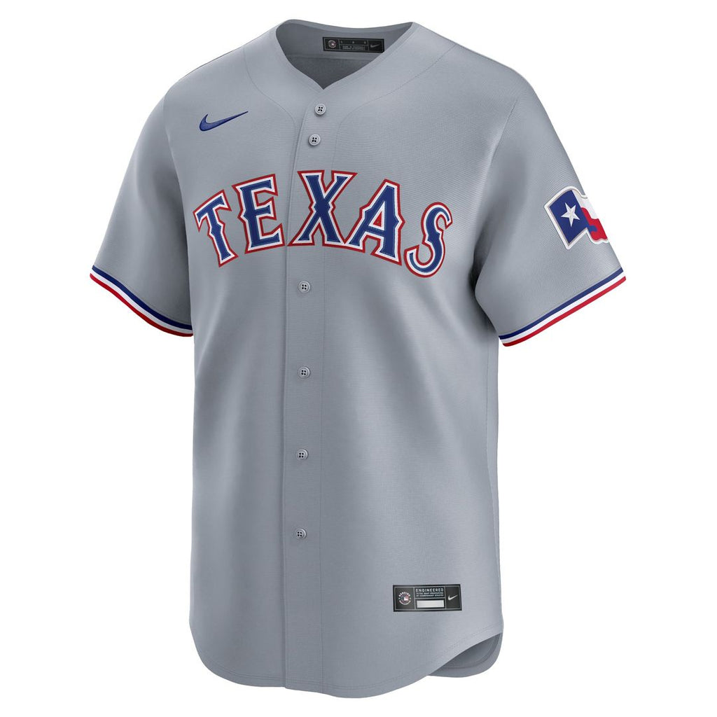 Texas Rangers Corey Seager Nike Gray Road Limited Jersey product image 2, provided for visual reference and product detail