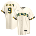 Milwaukee Brewers Bob Uecker Nike Cream Home Retired Player Replica Jersey product image 1, provided for visual reference