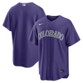 Colorado Rockies Nike Purple Alternate Replica Jersey product image 1, provided for visual reference and product detail