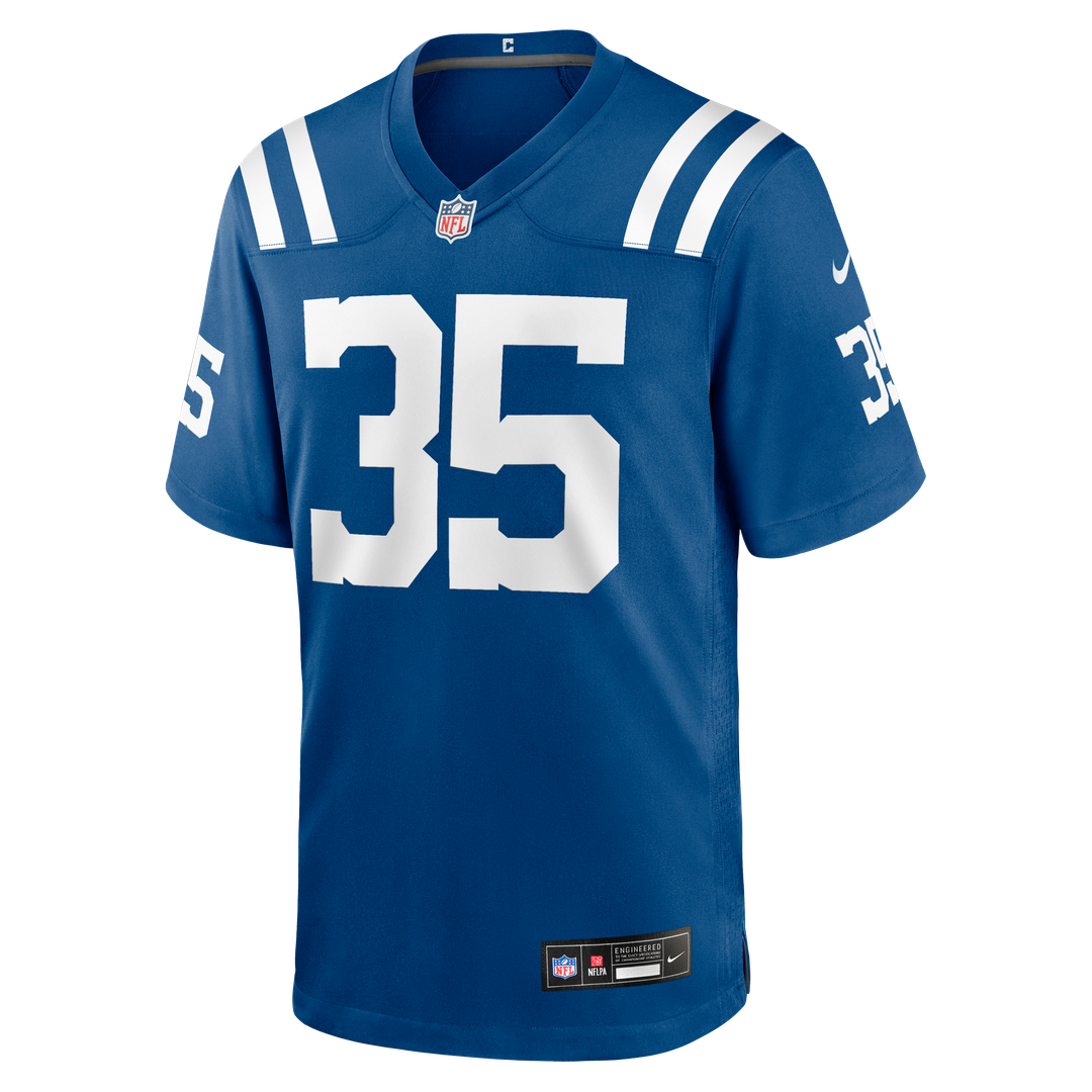 Indianapolis Colts Johnathan Edwards Nike Royal Team Game Jersey product image 2, provided for visual reference and product