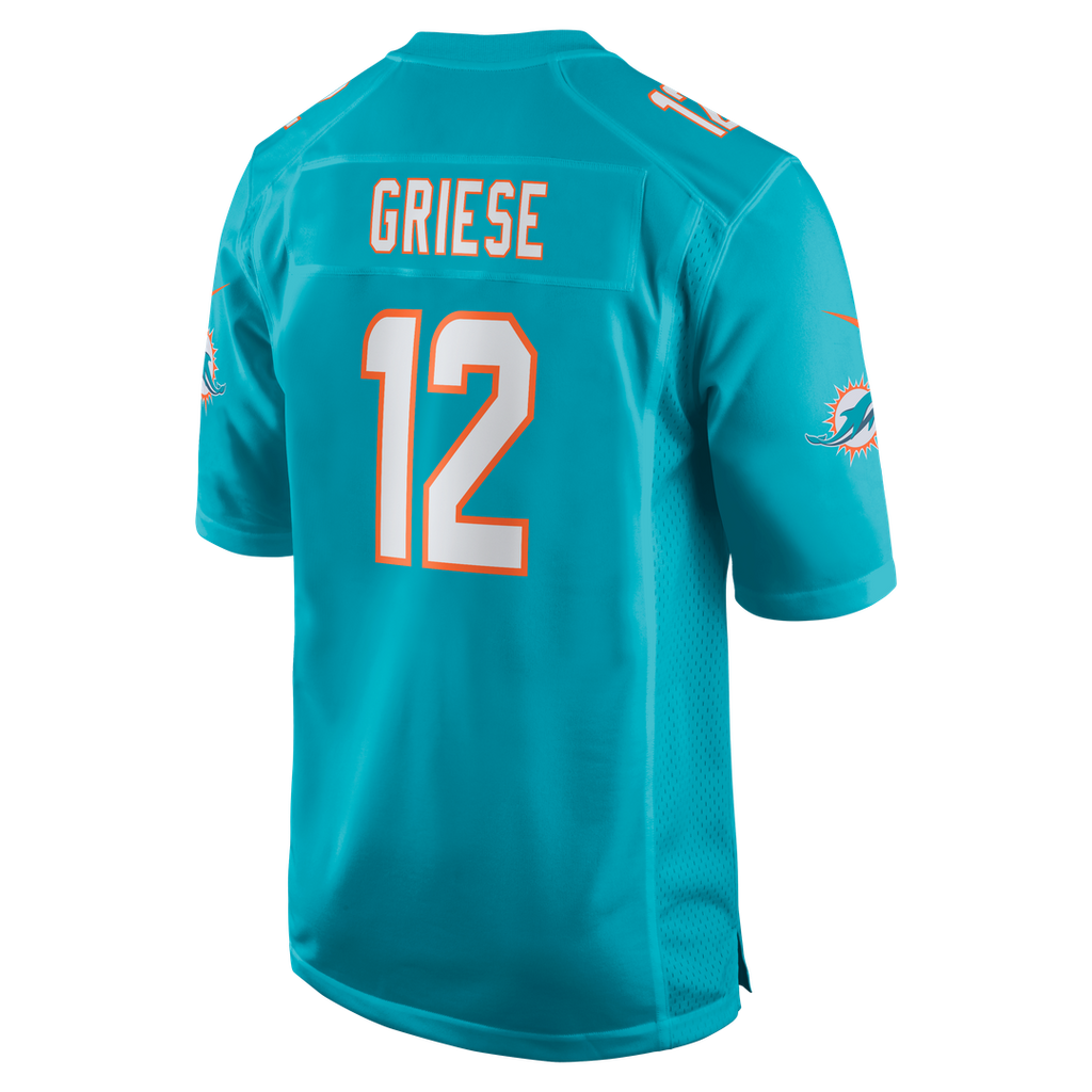 Miami Dolphins Bob Griese Nike Aqua Game Retired Player Jersey product image 3, provided for visual reference and product