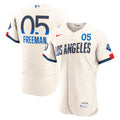 Los Angeles Dodgers Freddie Freeman Nike Cream City Connect Authentic Sponsor Patch Jersey product image 1, provided for