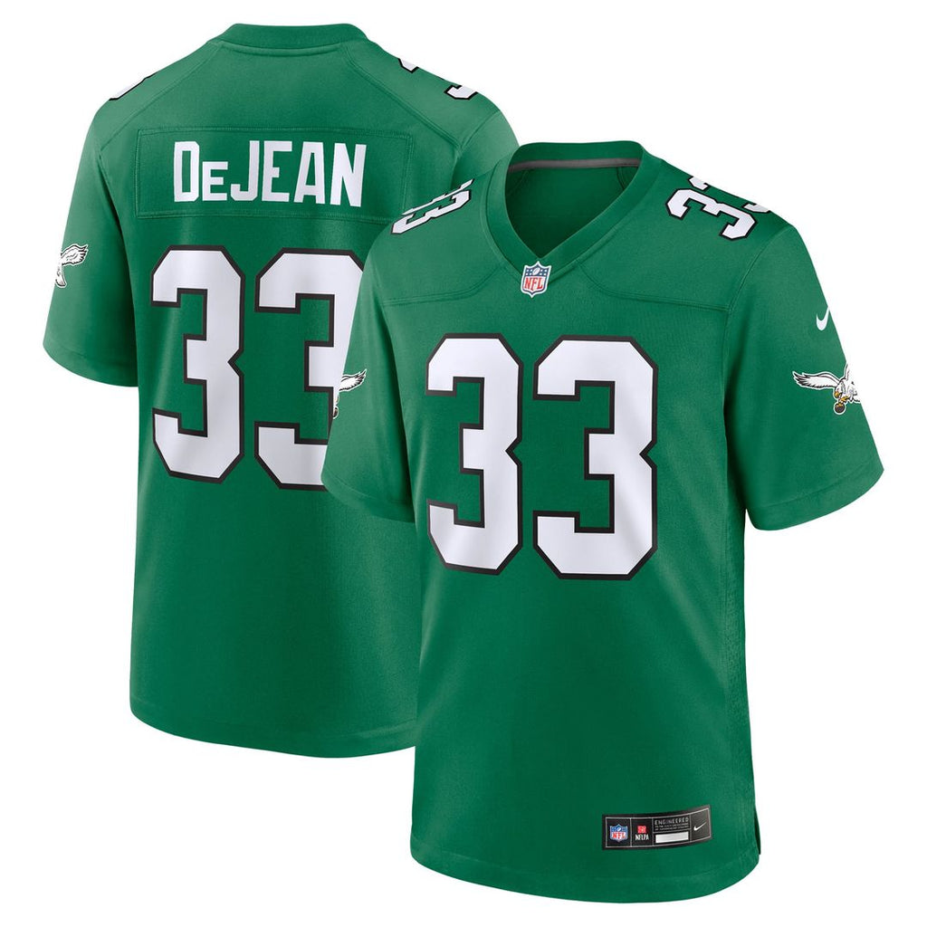Philadelphia Eagles Cooper DeJean Nike White Game Jersey product image 13, provided for visual reference and product detail